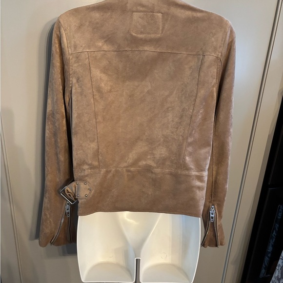BlankNYC beautiful suede motorcycle jacket sz Sm - Picture 6 of 8
